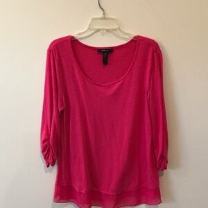 Style & Co. Vibrant Pink Blouse